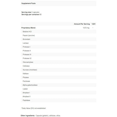 Enzymix Pro (K-99) - Apex Energetics - Broad Spectrum Digestive Enzyme and Nutrient Absorption Formula